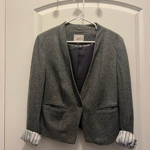Loft grey blazer. Size 8.